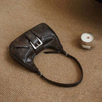 Voralis brown crossbody bag - interior pocket view